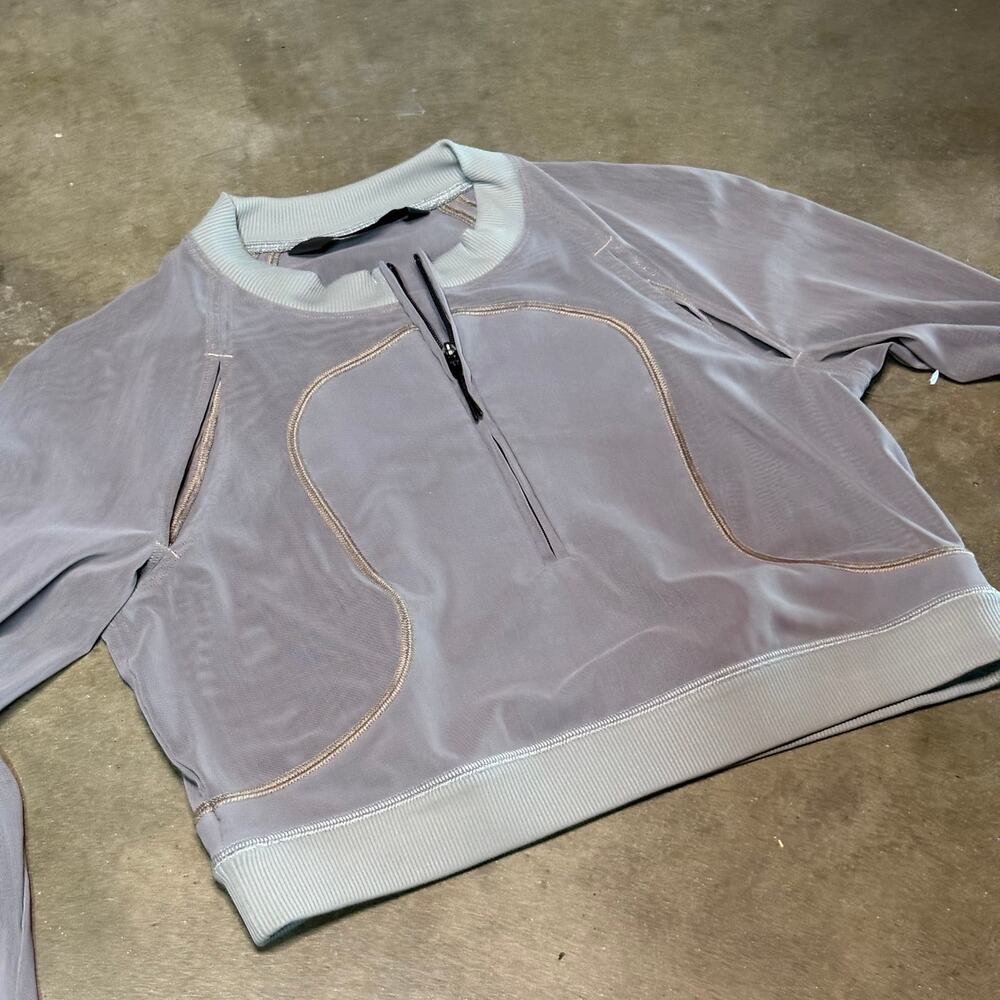 Lulelemon SLNSH Collection Half Zip Perfomance Top Womens Sz S
